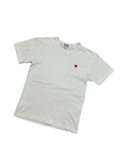 Comme des Garçons PLAY Heart Logo Tee (Women S - Men XS)