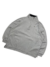 Lacoste Vintage Quarter Zip Pulover (XXL)