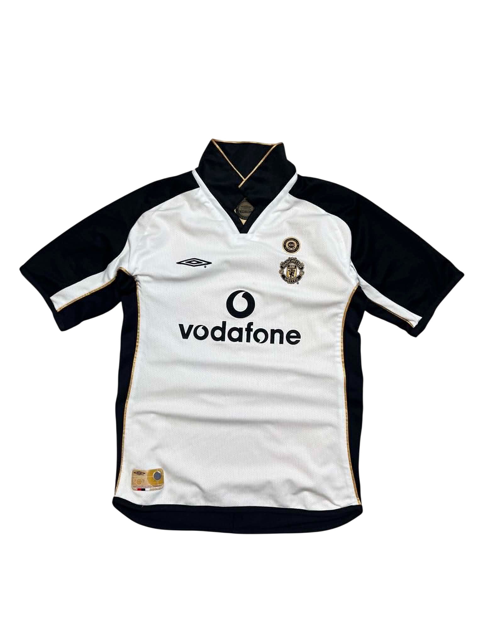 2001-02 Umbro x Manchester United CAPENER "7" Reversible Jersey (XS)