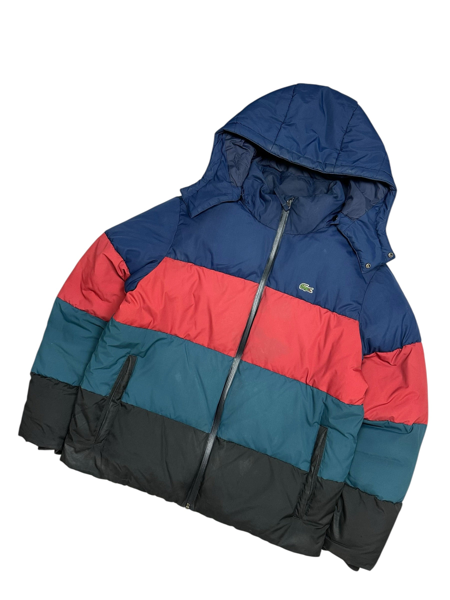 Lacoste Colorblock Puffer Jacket (M)