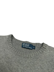 Polo Ralph Lauren Vintage Grey Knitted Crewneck (XL)