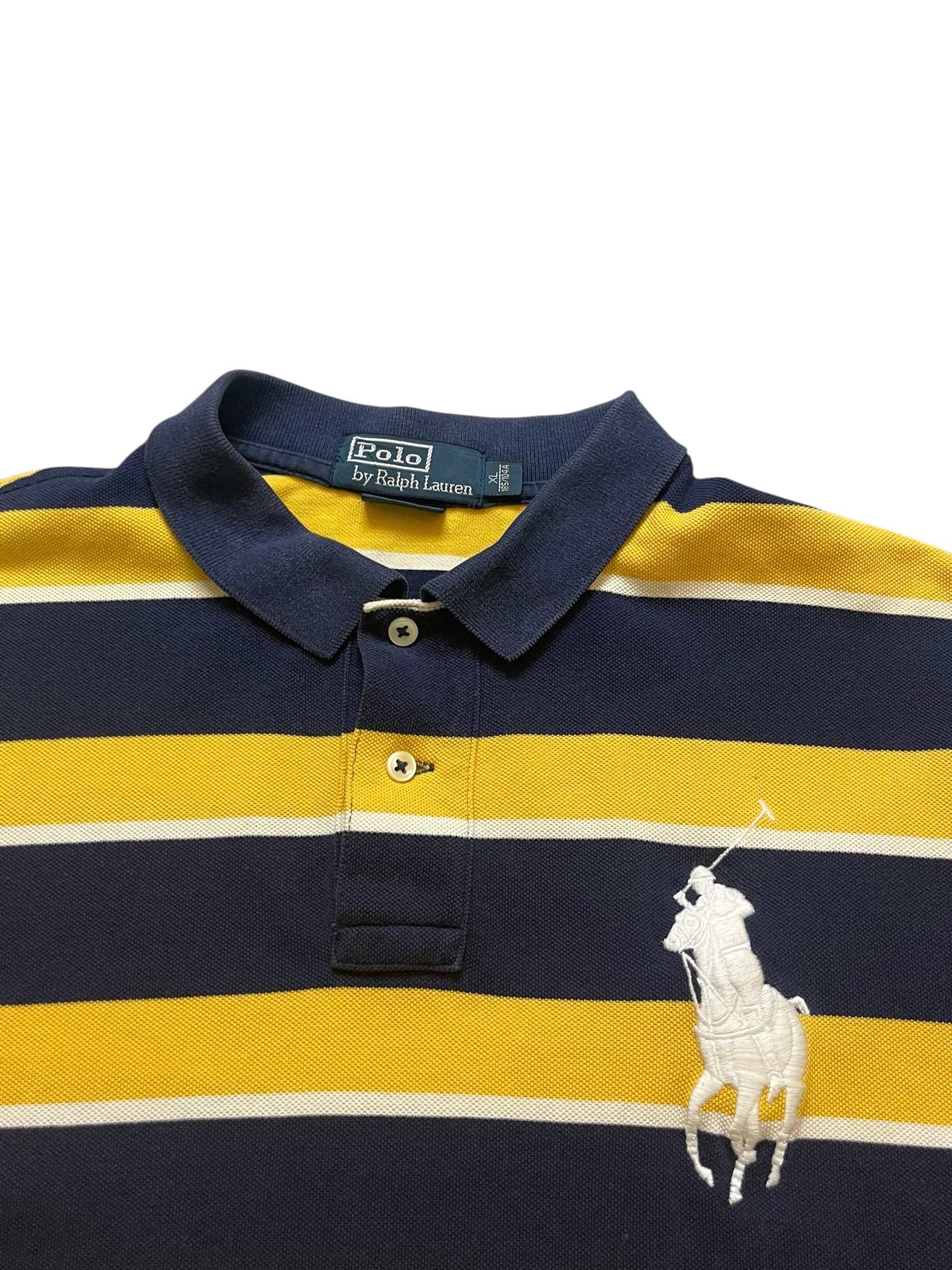 Polo Ralph Lauren Striped Bigpony Poloshirt (L)