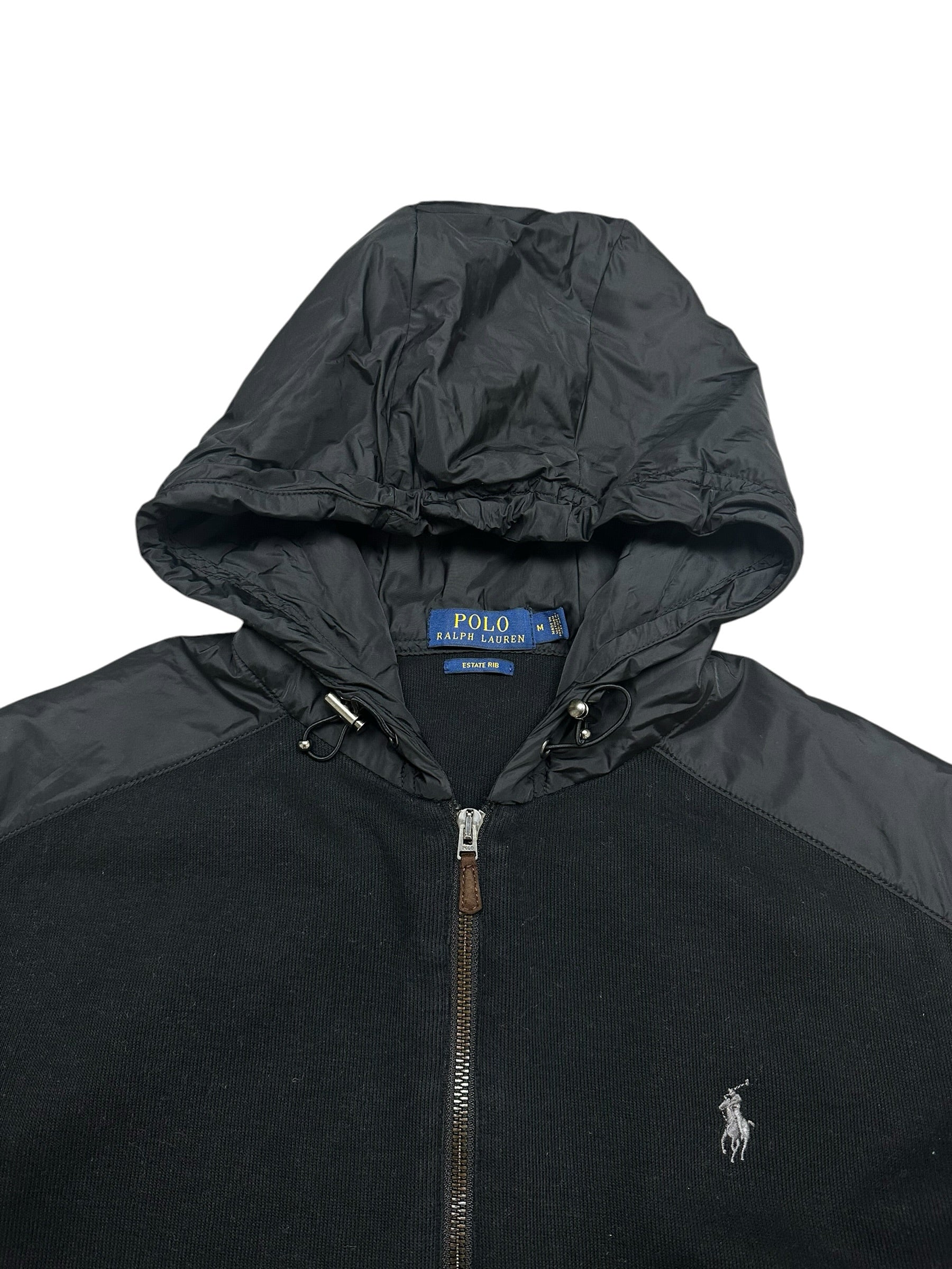 Polo Ralph Lauren Black Full Zip Up Hoodie (M)