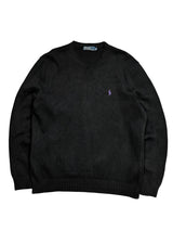 Polo Ralph Lauren Vintage Black Knitted Crewneck (M)