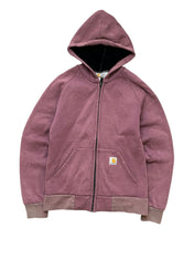 Carhartt Pink Zip Up Hoodie (Women M)