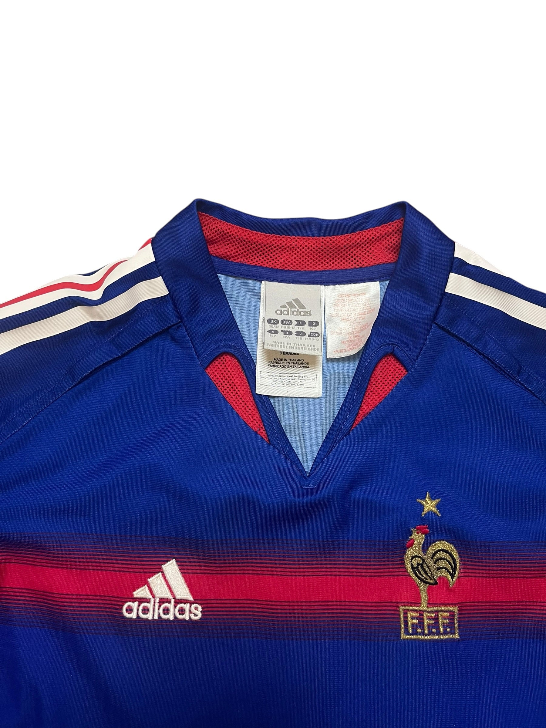 Adidas France 2004 Zidane #10 Vintage Jersey (XXS)