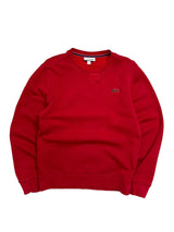 Lacoste Red Crewneck Sweatshirt (S)