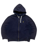 Polo Ralph Lauren Navy Full Zip Up Hoodie (XXL)