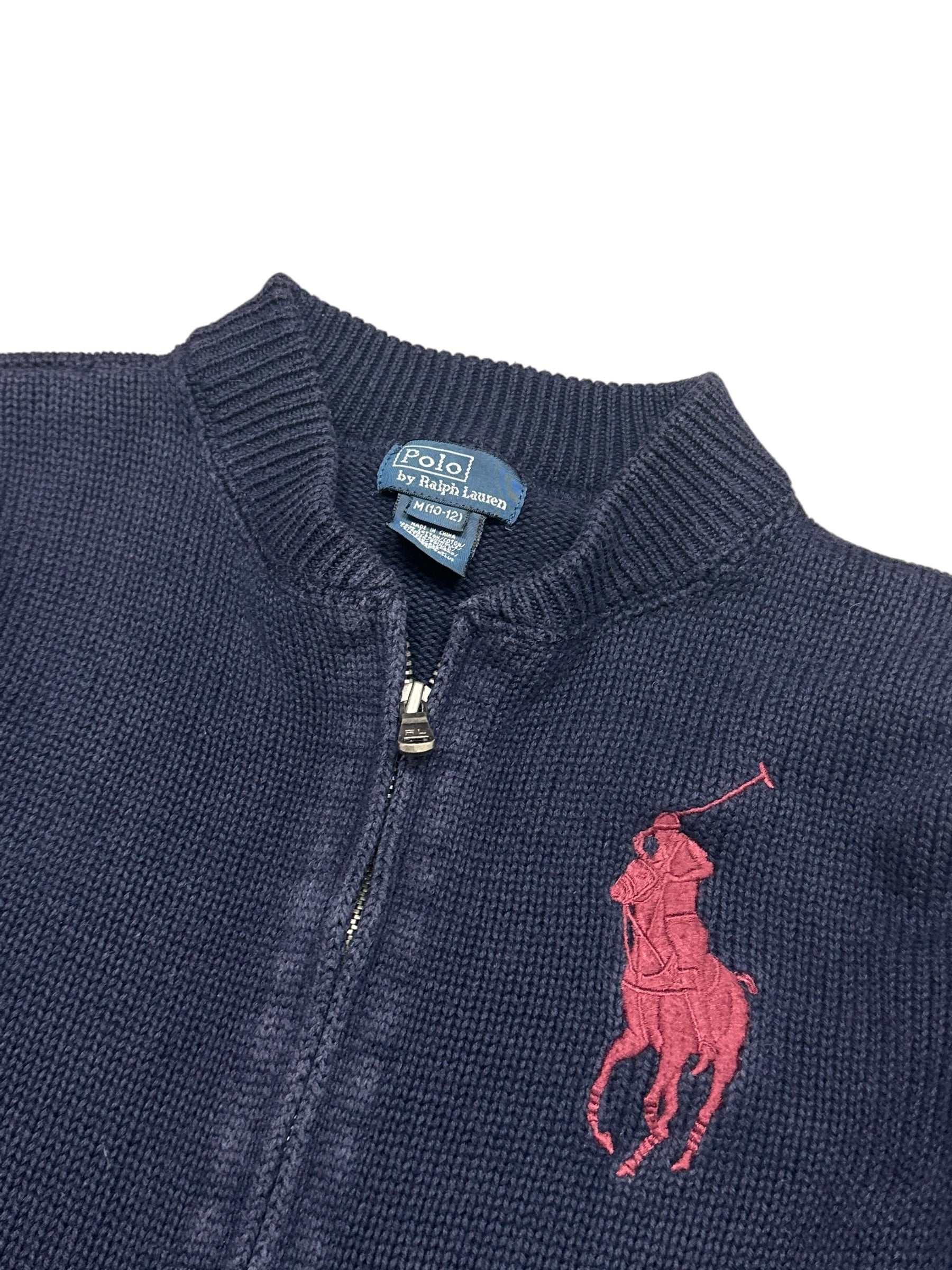 Polo Ralph Lauren Bigpony Full Zip Knit Pulover (XS)