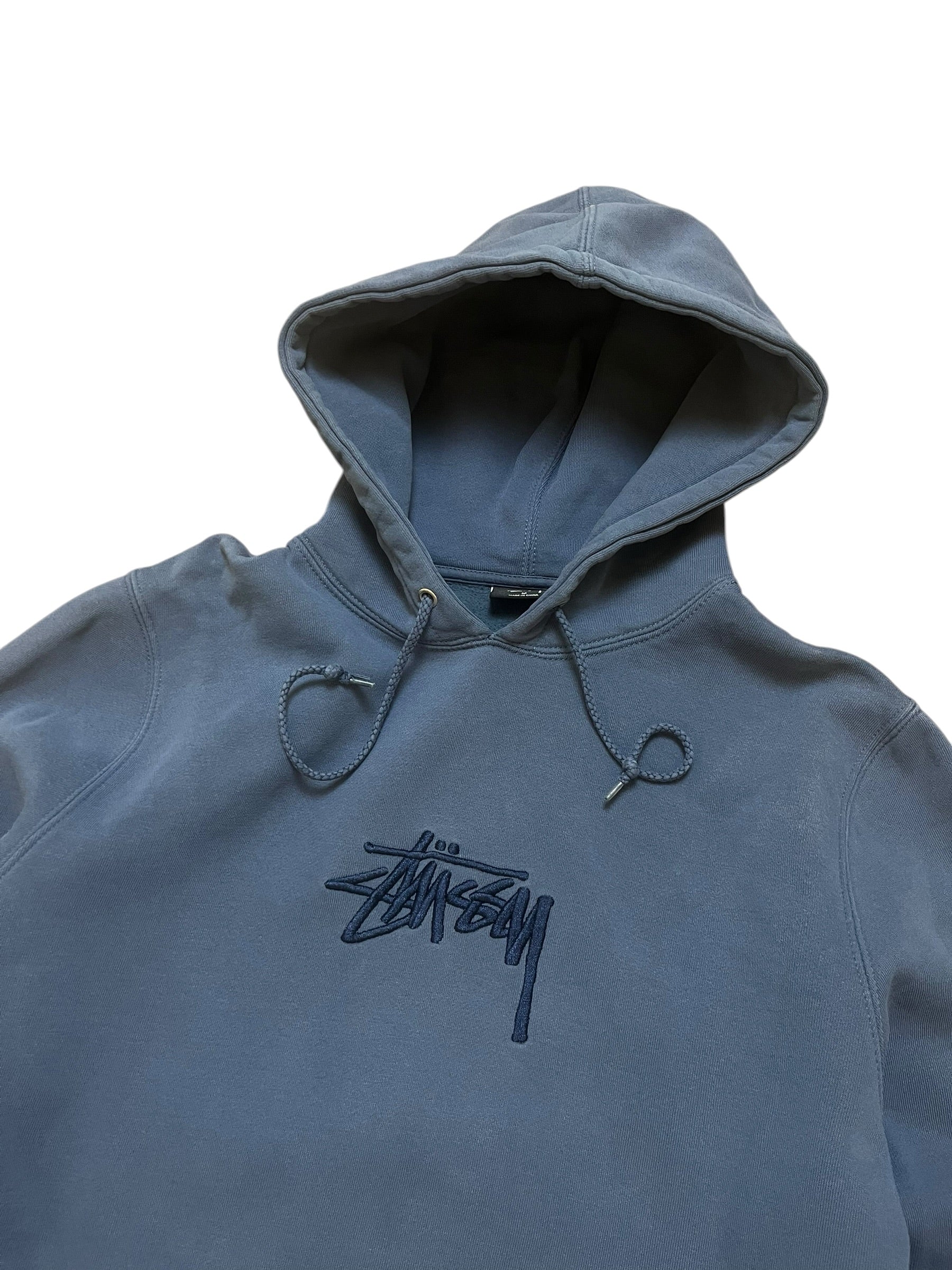 Stüssy Blue Logo Hoodie (M)