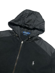 Polo Ralph Lauren Black Full Zip Up Hoodie (M)