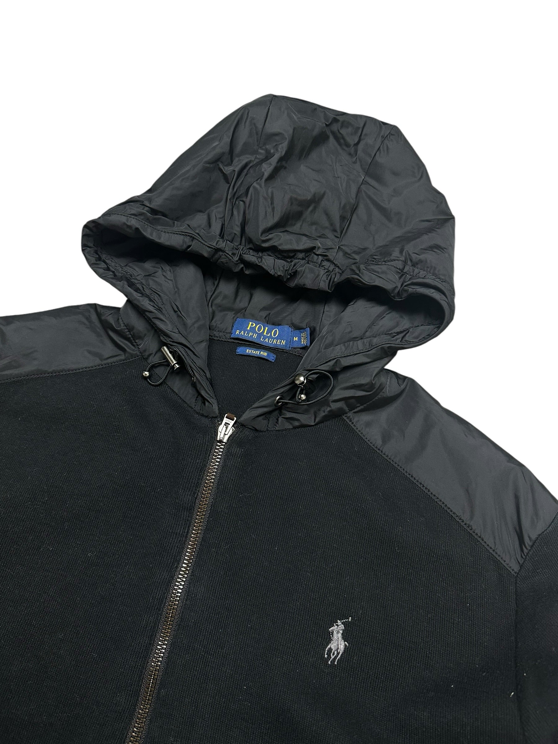 Polo Ralph Lauren Black Full Zip Up Hoodie (M)