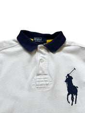 Polo Ralph Lauren White Bigpony Longsleeve Poloshirt (M)