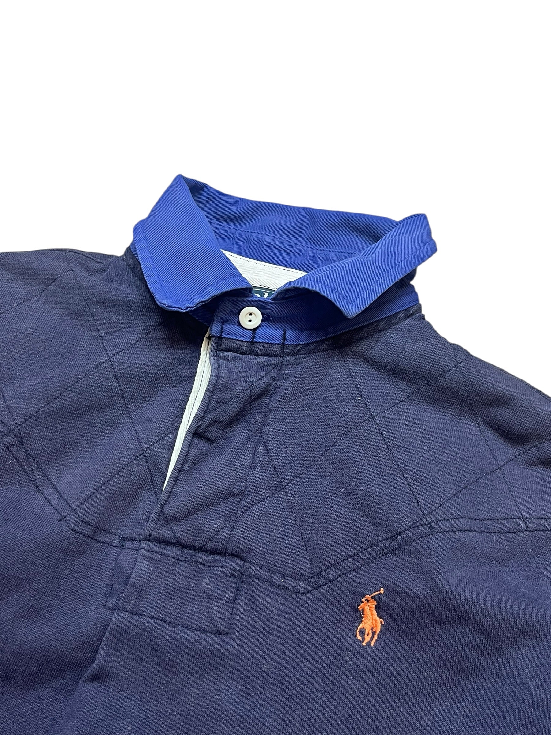 Polo Ralph Lauren Navy Rugby Longsleeve (M)