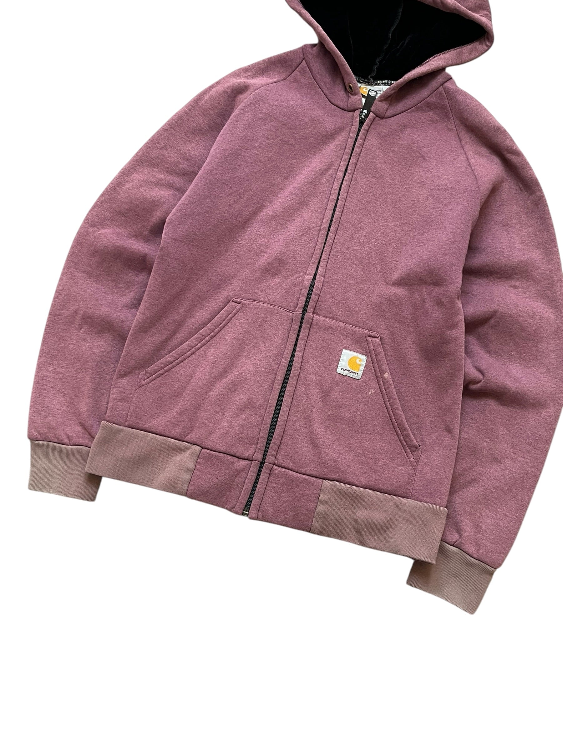 Carhartt Pink Zip Up Hoodie (Women M)