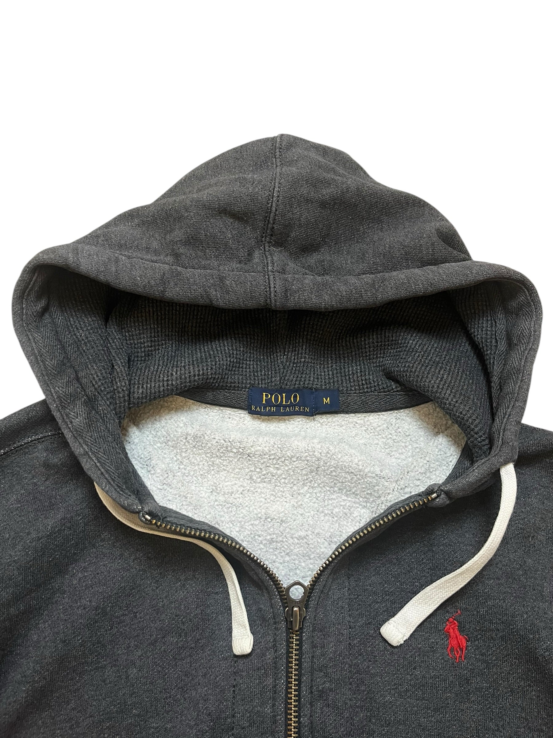 Polo Ralph Lauren Grey Full Zip Up Hoodie (M)