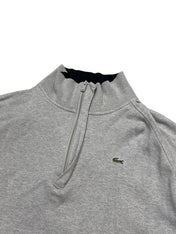 Lacoste Vintage Quarter Zip Pulover (XXL)