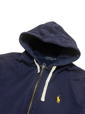 Polo Ralph Lauren Navy Full Zip Up Hoodie (XXL)