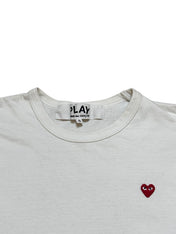 Comme des Garçons PLAY Heart Logo Tee (Women S - Men XS)