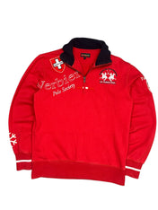 La Martina Verbier Polo Society 1/4 Quarter Zip Up (S-M)