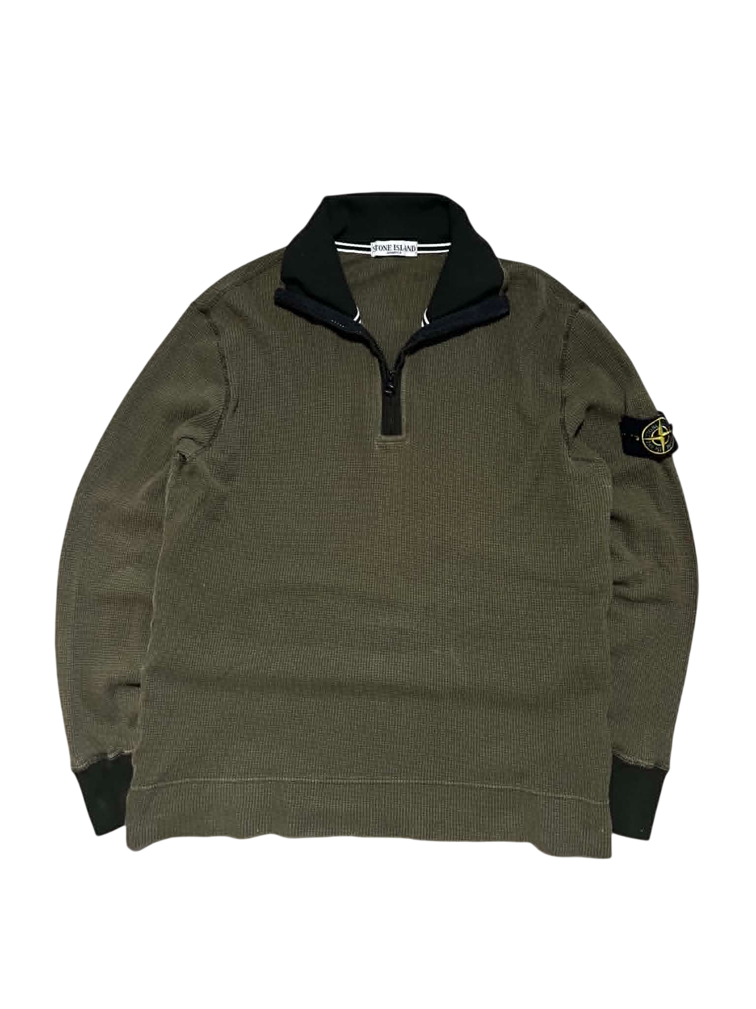 Stone Island 1/4 Quarter Zip Up (L)