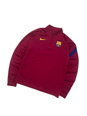 2021-22 Nike x Barcelona 1/4 Quarter Zip Trackjacket (XS)