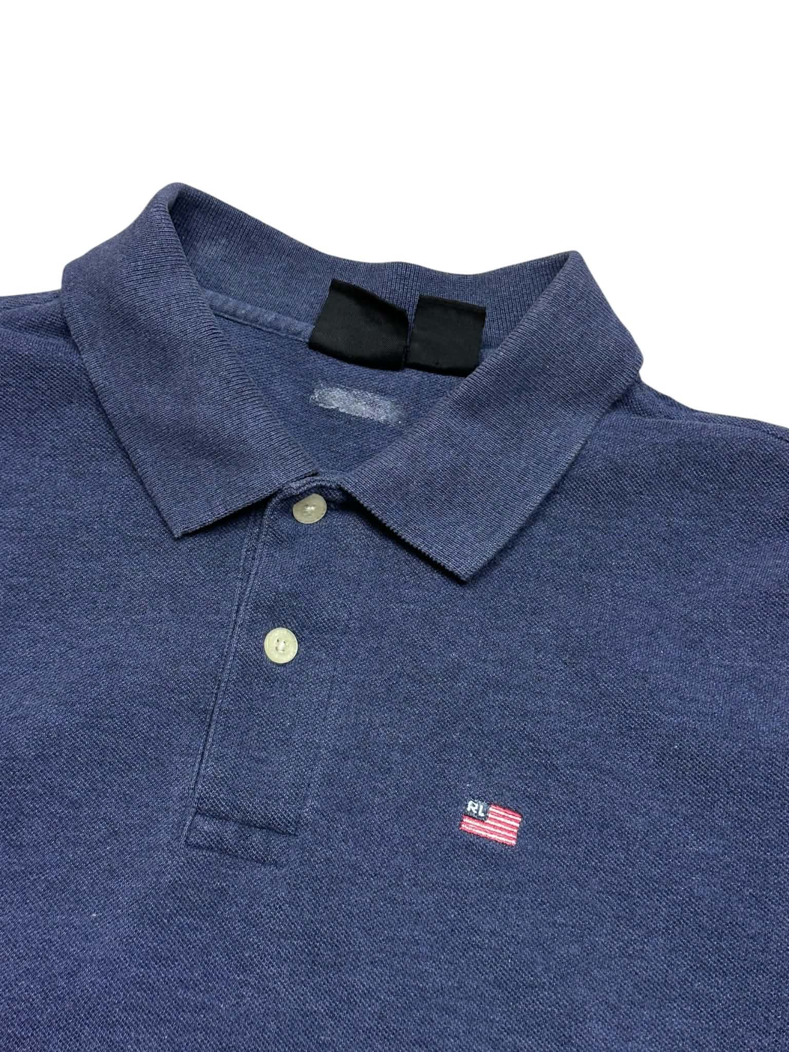 Polo Ralph Lauren USA Flag Longsleeve Poloshirt (M)