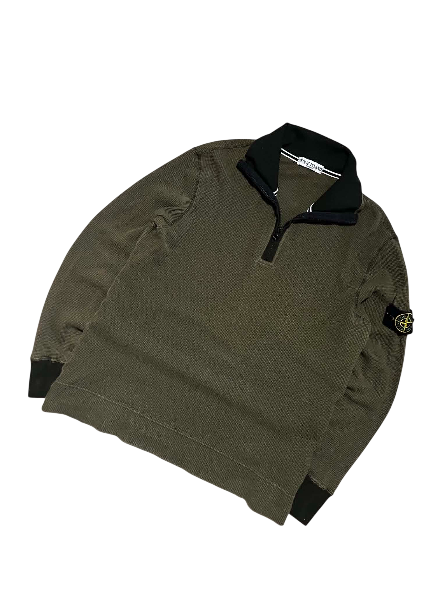Stone Island 1/4 Quarter Zip Up (L)