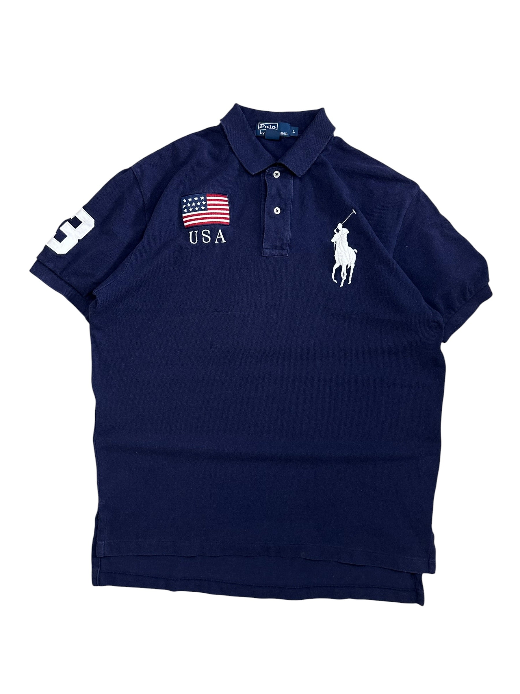 Polo Ralph Lauren Chief Keef Bigpony United States Poloshirt (L)