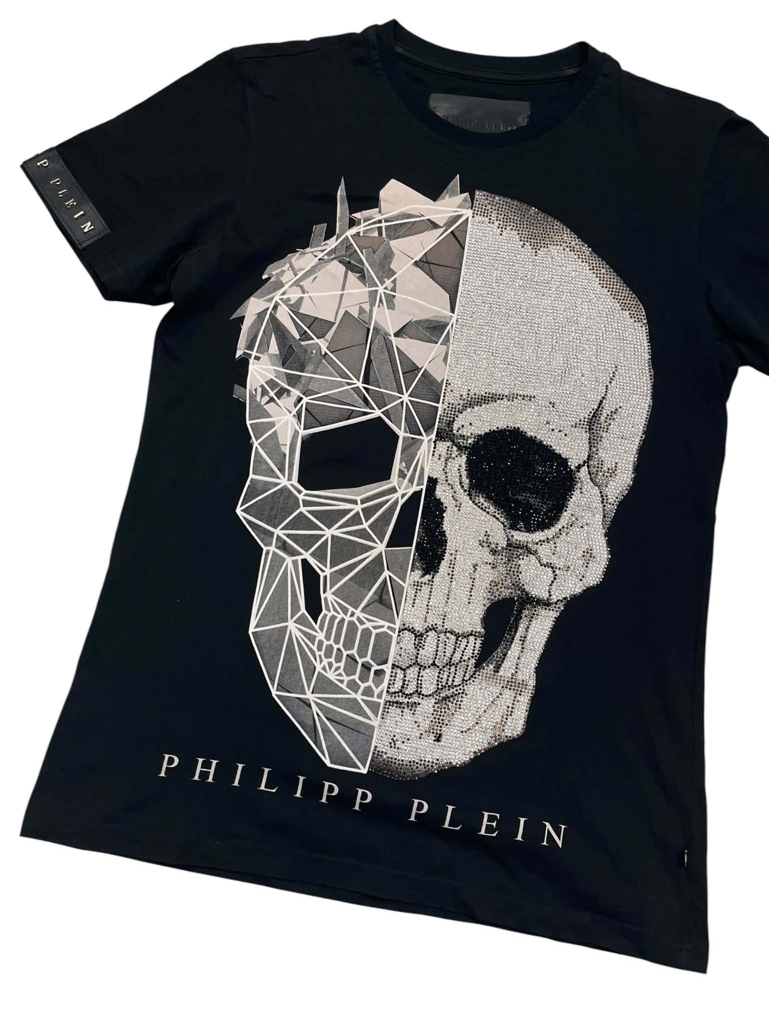 Philipp Plein A Big Trouble Skull T-Shirt (M)