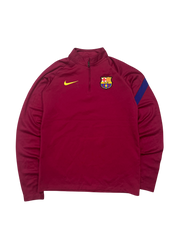 2021-22 Nike x Barcelona 1/4 Quarter Zip Trackjacket (XS)