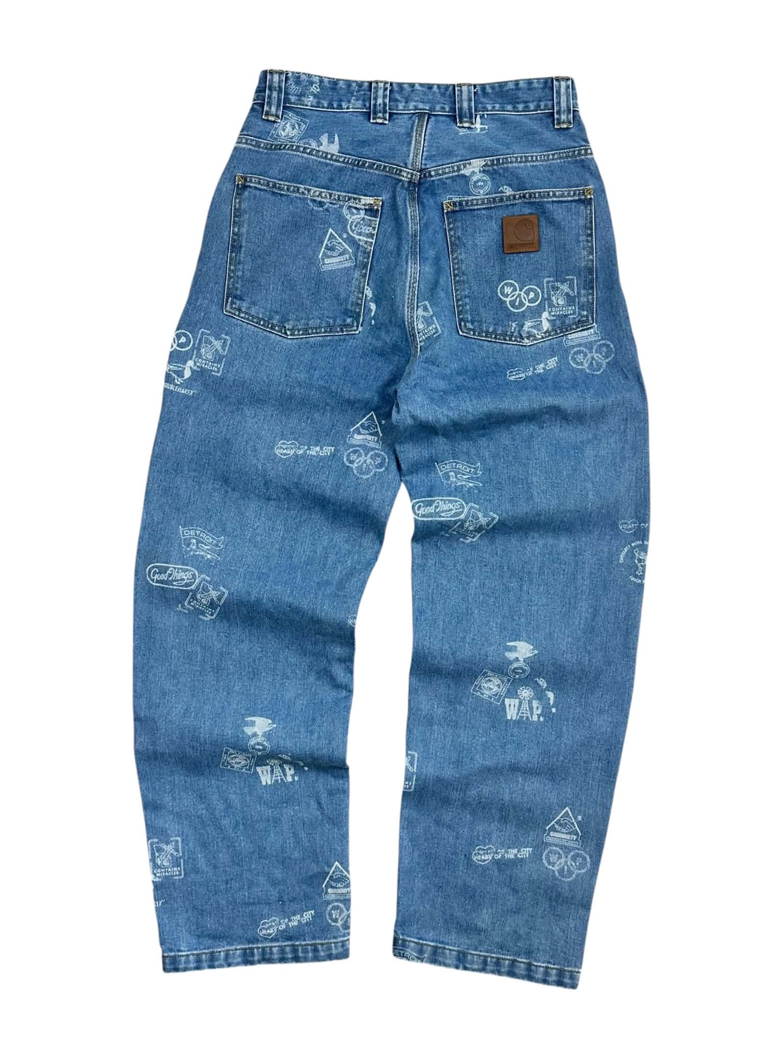 Carhartt Print Baggy Jeans (S)