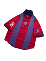 Nike FC Barcelona 1999/00 Centenary home Jersey (M)