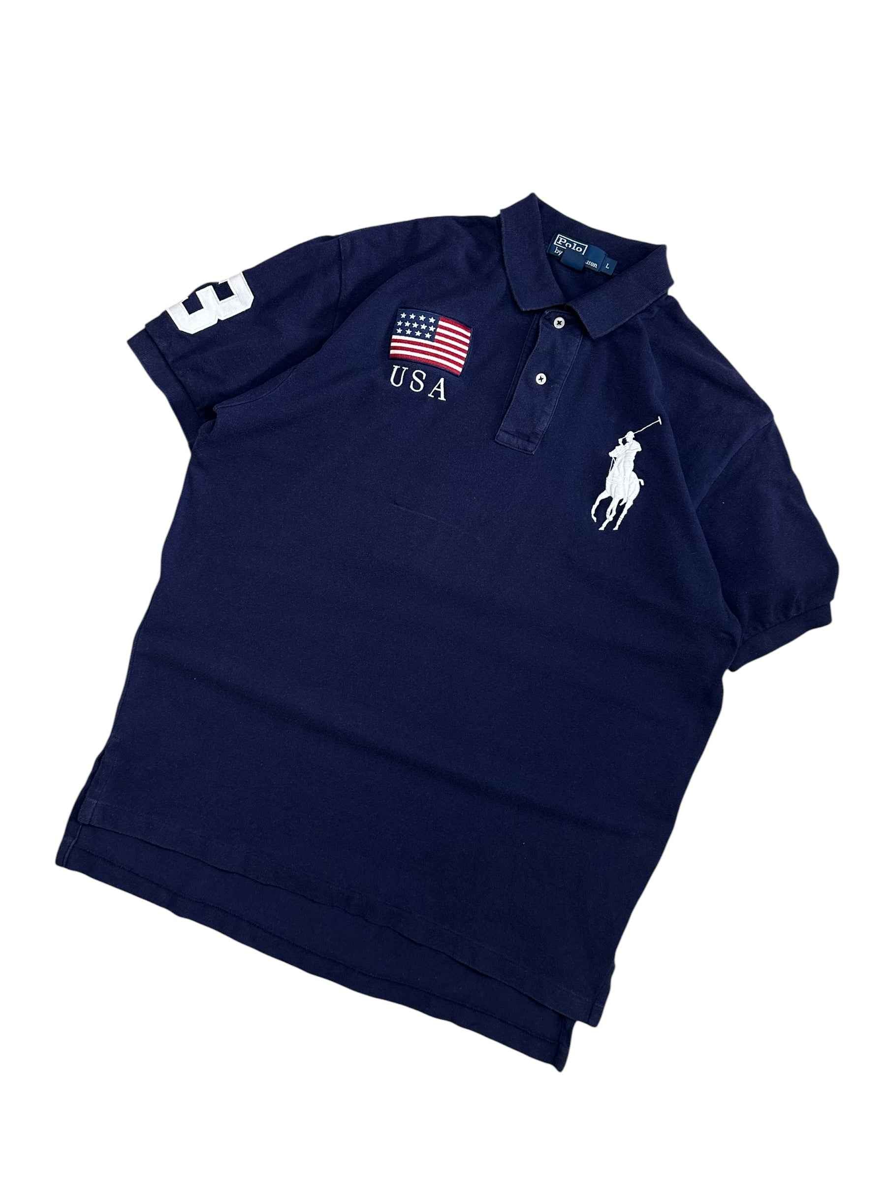 Polo Ralph Lauren Chief Keef Bigpony United States Poloshirt (L)