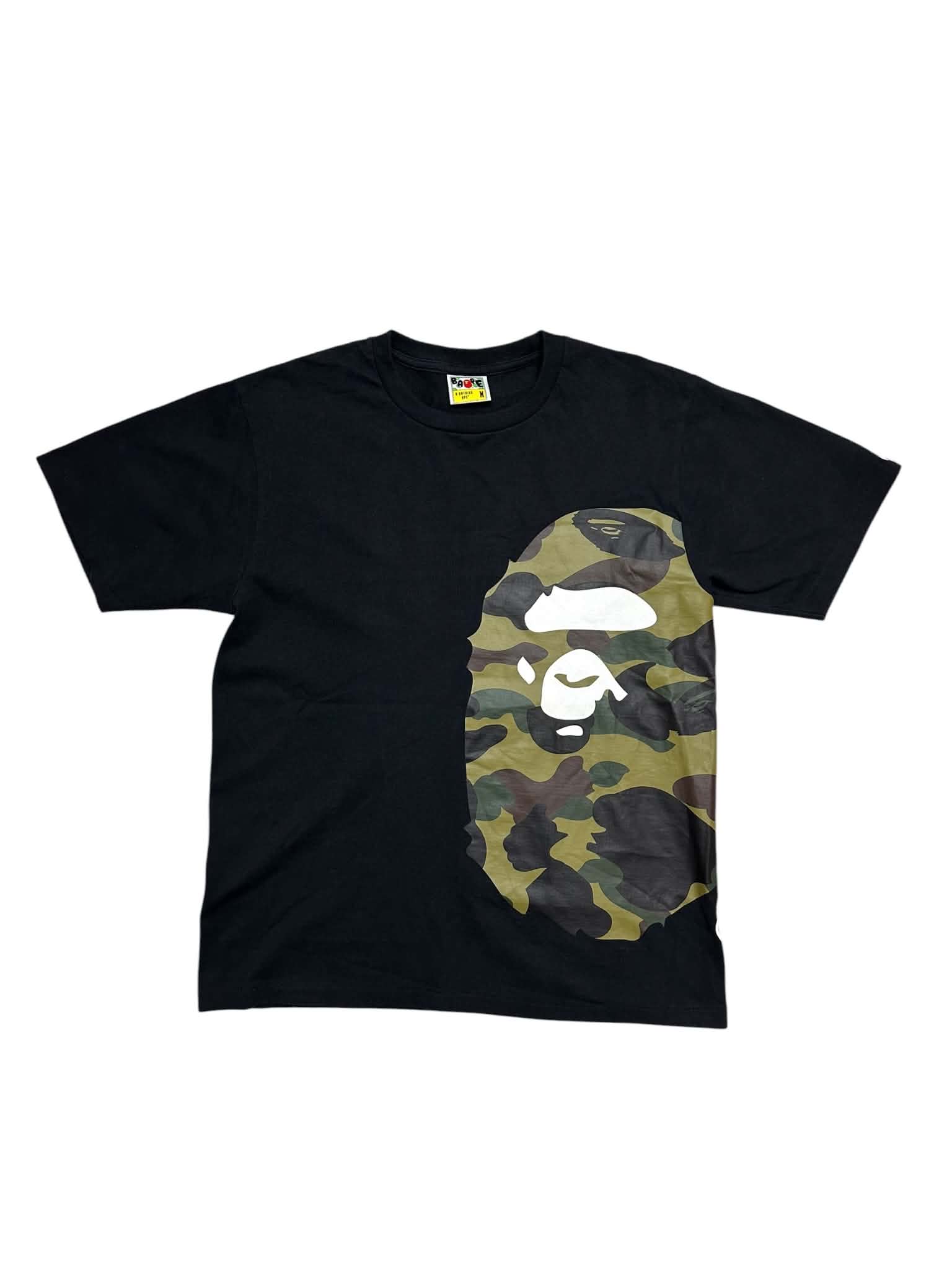 Bape RARE Camo Side Logo T-Shirt (M)