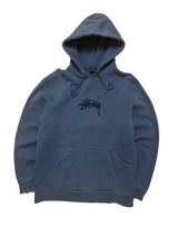 Stüssy Blue Logo Hoodie (M)