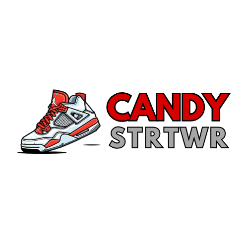 Streetwear cipő grafika piros fekete felirattal, vintage designer stílus