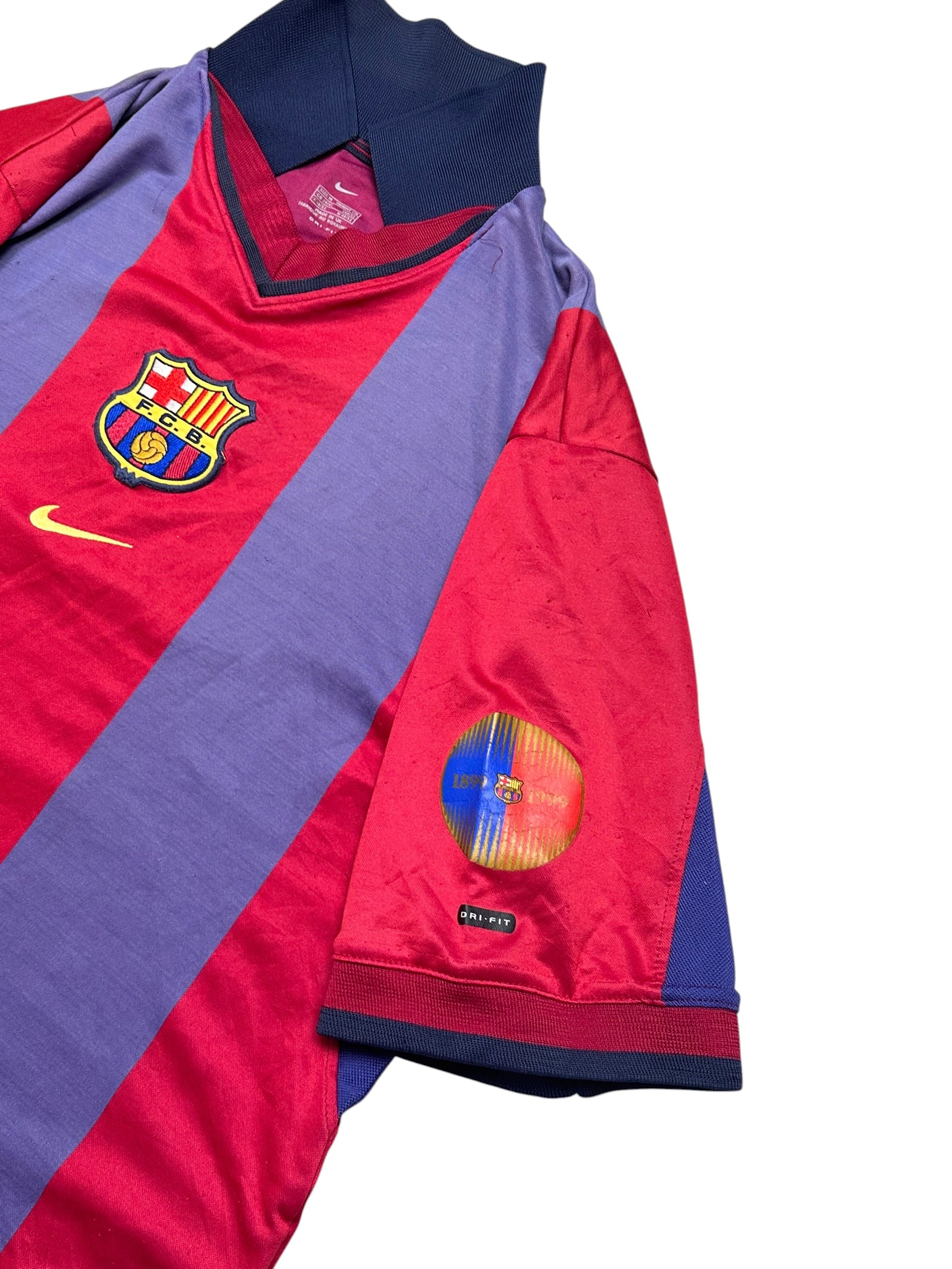 Nike FC Barcelona 1999/00 Centenary home Jersey (M)