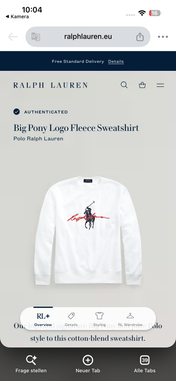 Polo Ralph Lauren Bigpony Logo Crewneck (S)