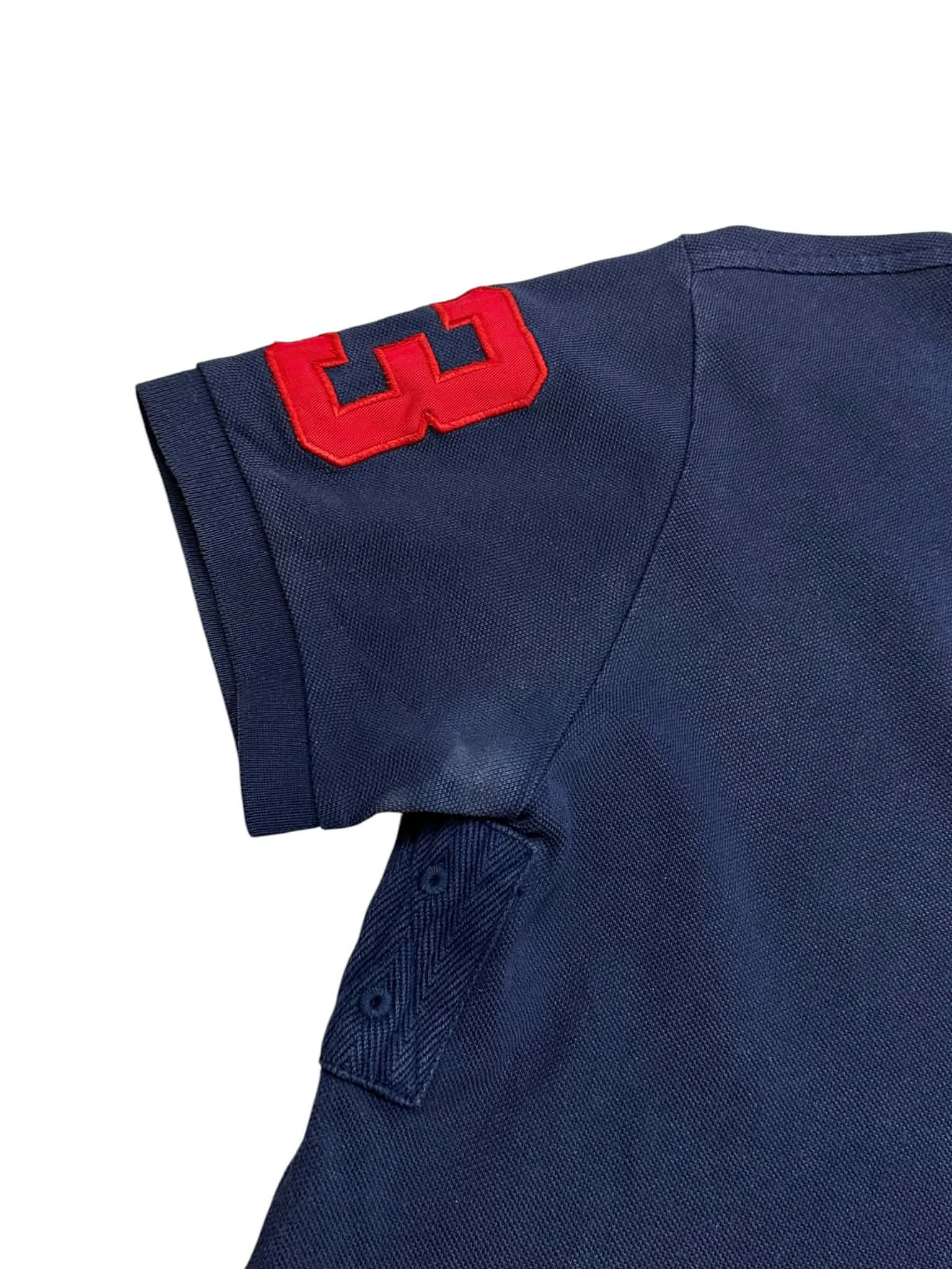 Polo Ralph Lauren Triple Pony Navy Poloshirt (S)