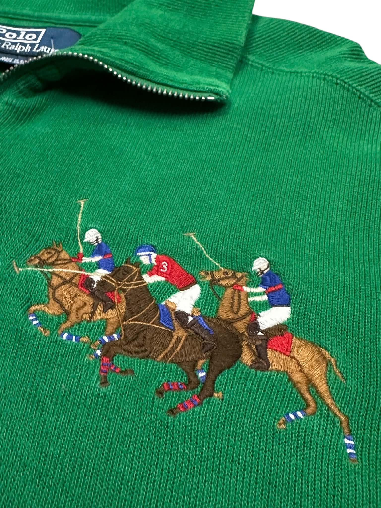 Polo Ralph Lauren Triple Pony 1/4 Quarter Zip Up (L)