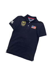 Tommy Hilfiger USA Flag Vintage Poloshirt (XS)