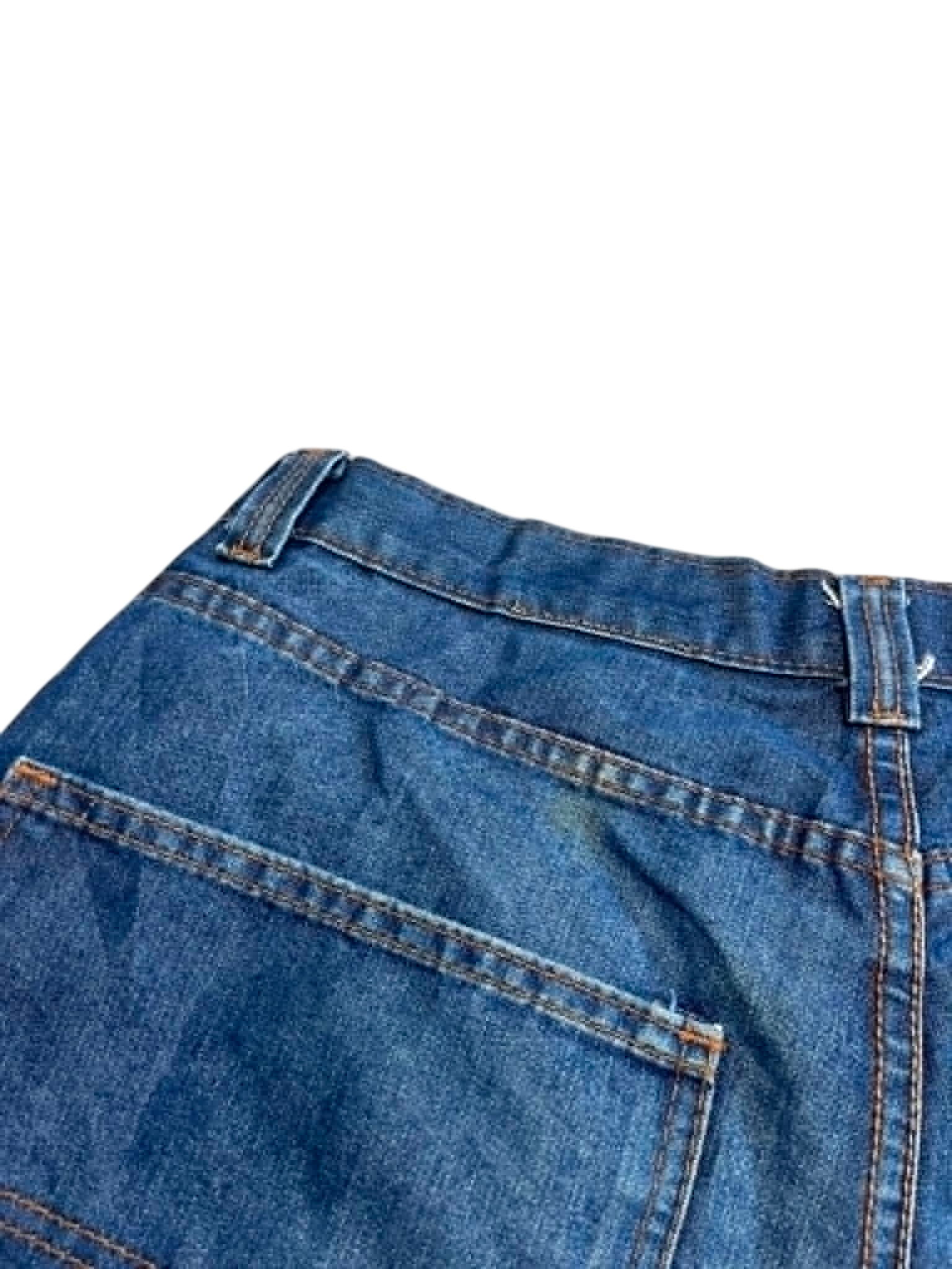 BIG PRINT Y2K Denim Shorts (M-34)
