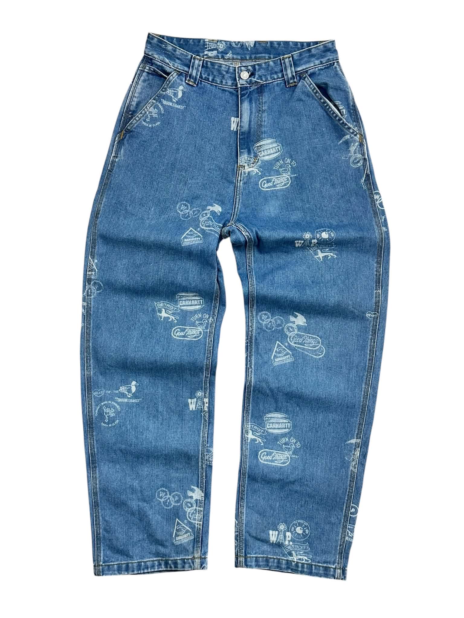 Carhartt Print Baggy Jeans (S)